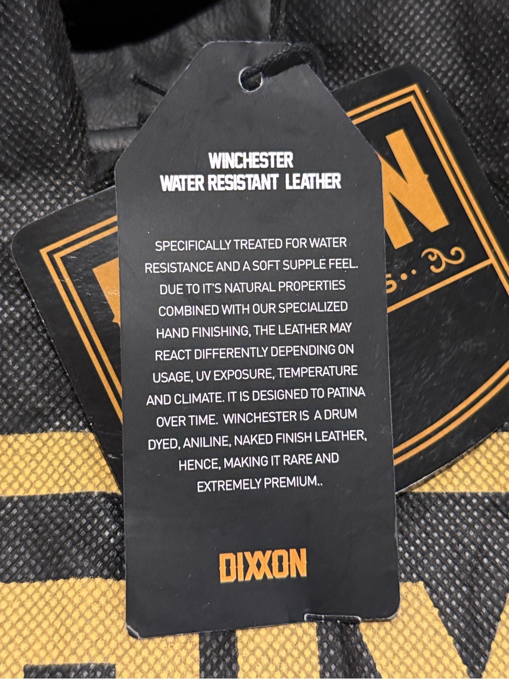 NWT DIXXON Men's Hudson Leather Jacket - Black - 2XL - Picture 10 of 10